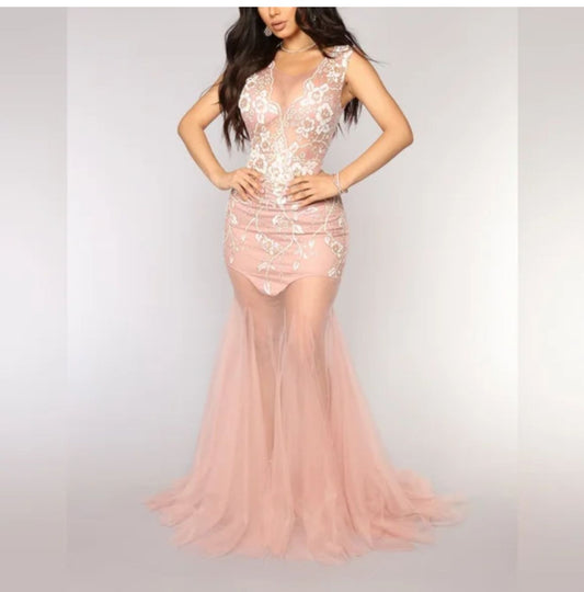 Blush Color  Mermaid Mermaid dress