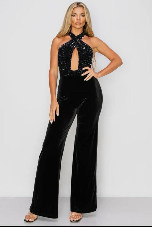 Black Velvet jumpsuit