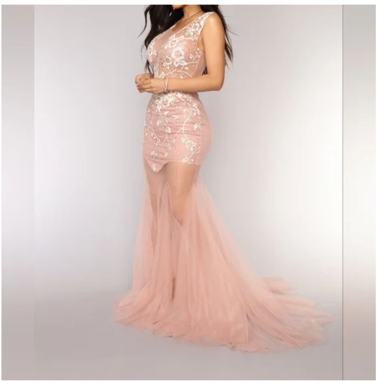 Blush Color  Mermaid Mermaid dress